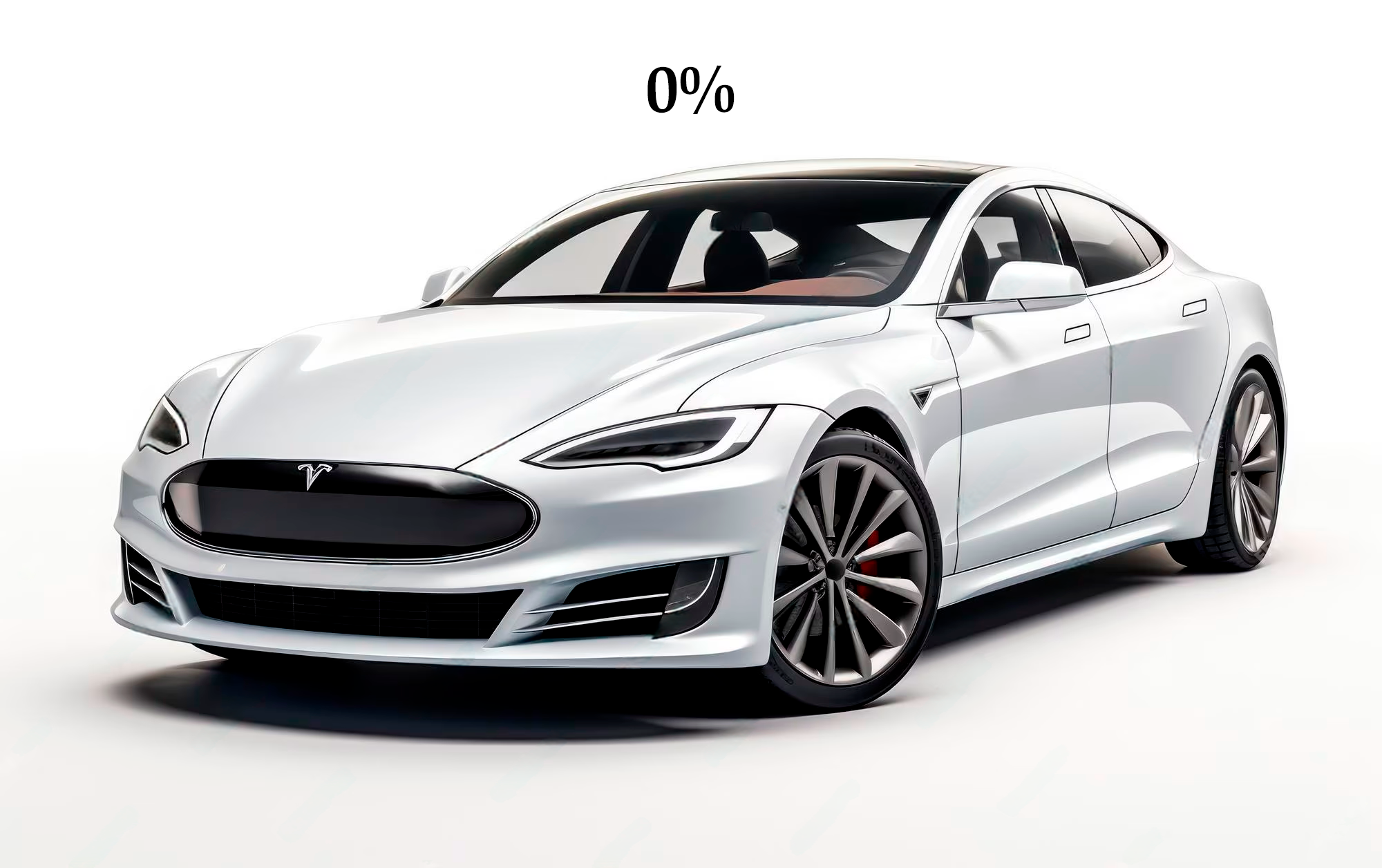 Vehicle without tinting